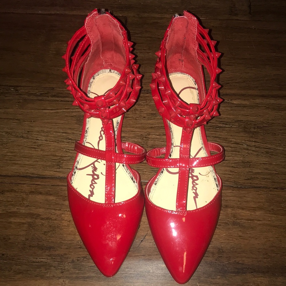 Jessica Simpson Red Flats